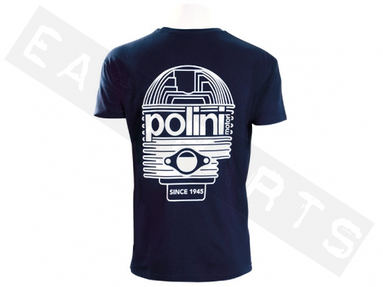 T-shirt POLINI Blue Line Cilinder blauw heren